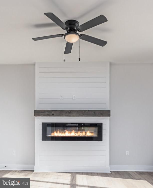 Fireplace, Interior, Wood Texture Flooring