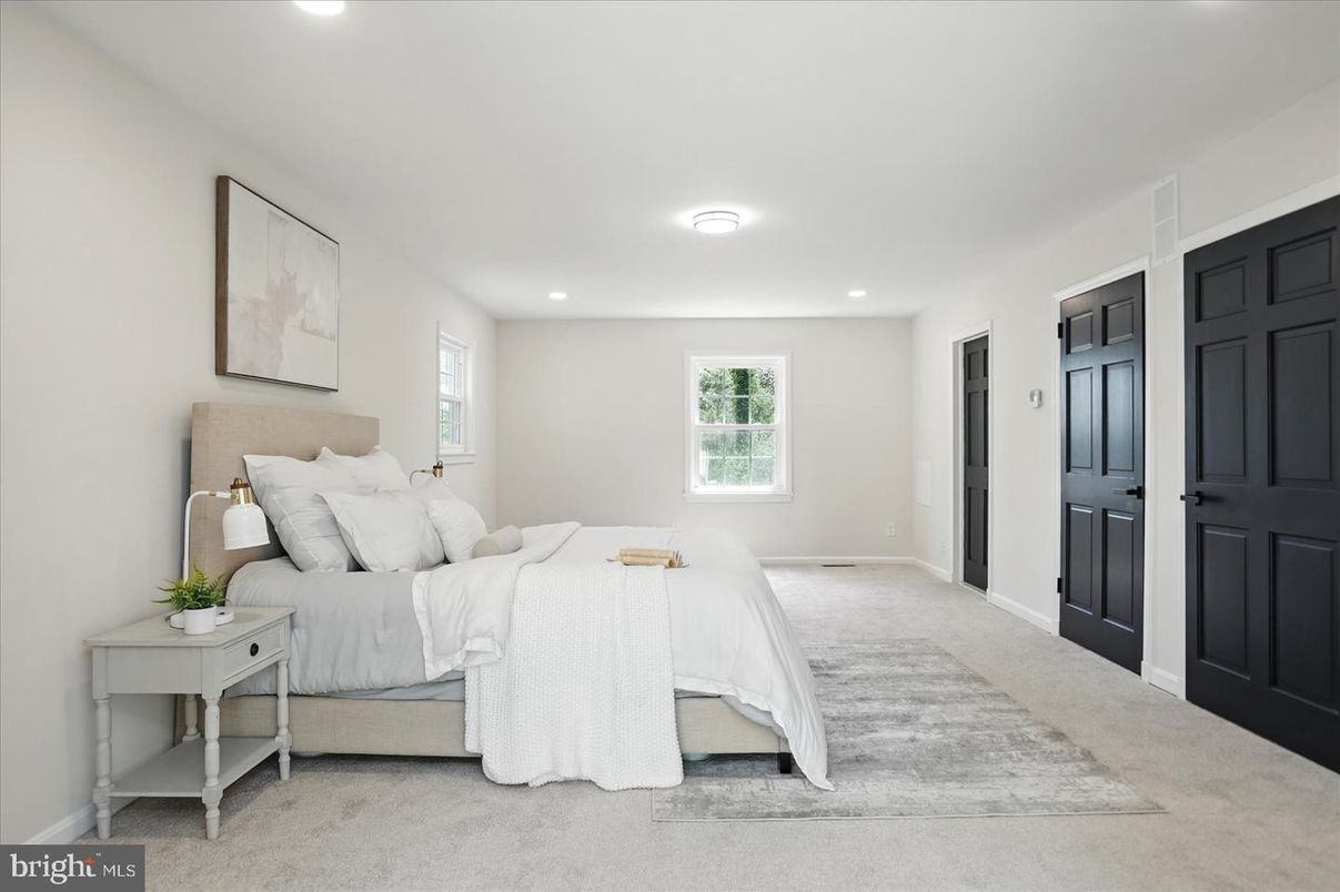 Bedroom, Interior, Recessed Lighting