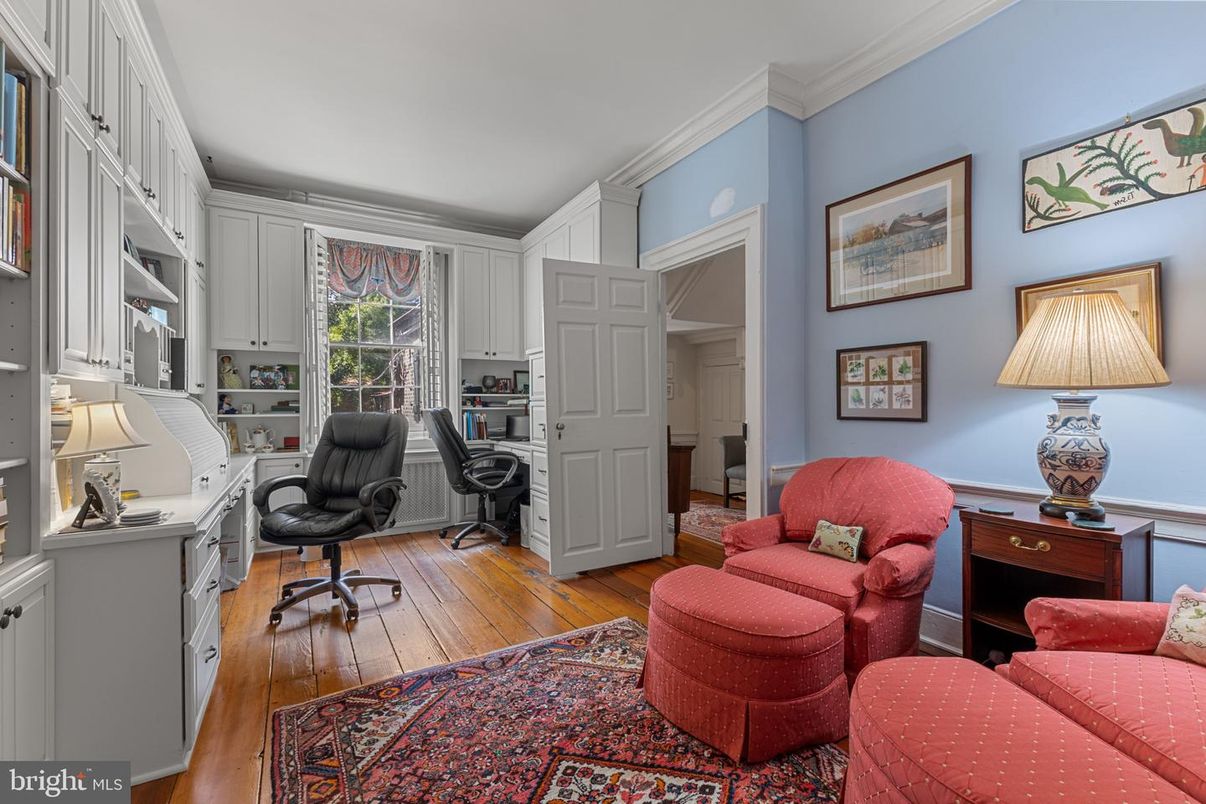 Home Office, Interior, Wood Texture Flooring