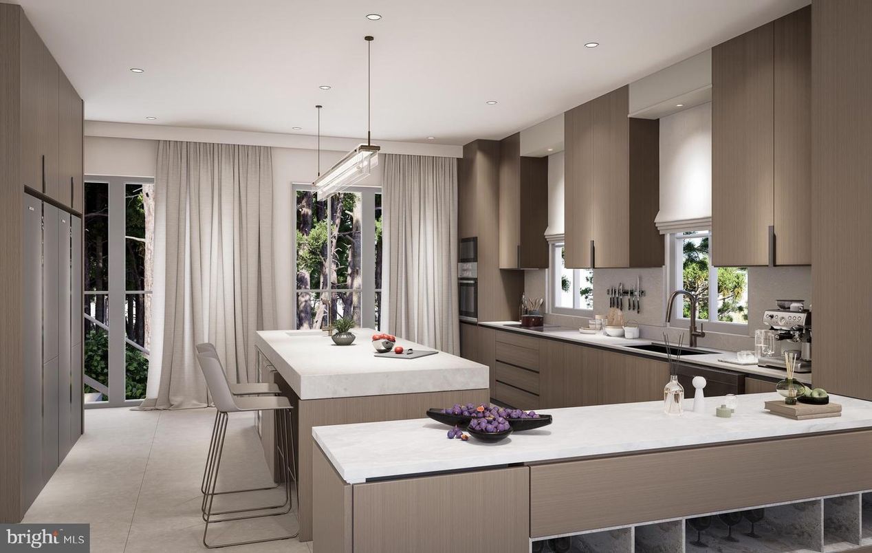 Interior, Kitchen, Pendant Lights, Recessed Lighting