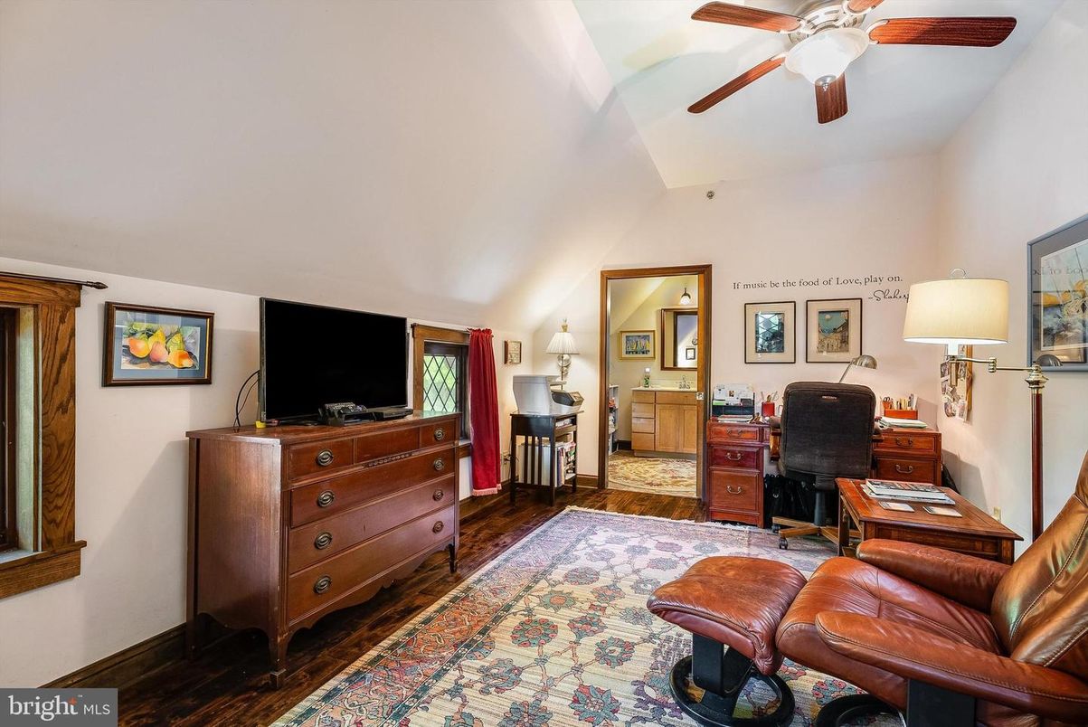 Home Office, Interior, Wood Texture Flooring