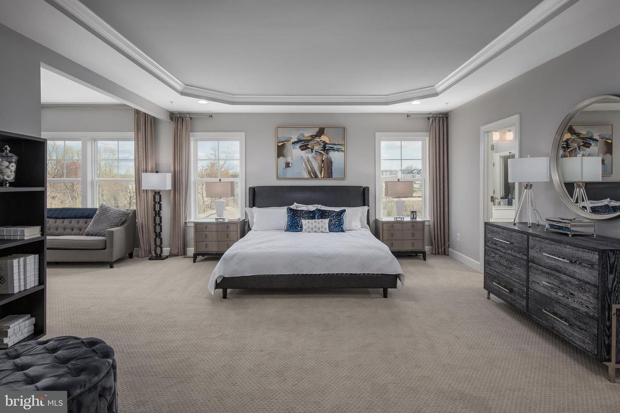 Bedroom, Interior, Recessed Lighting