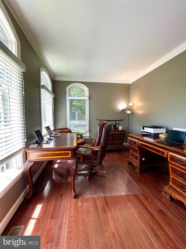 Home Office, Interior, Wood Texture Flooring