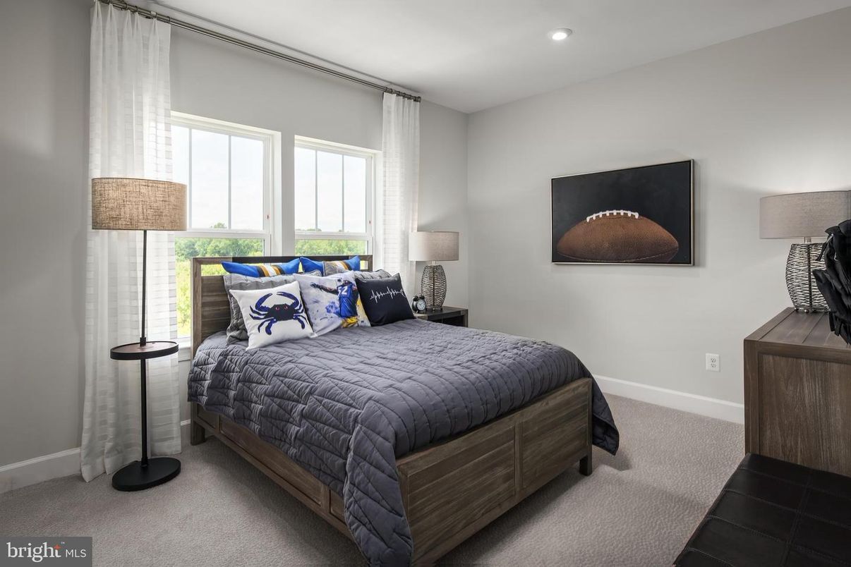 Bedroom, Interior, Recessed Lighting