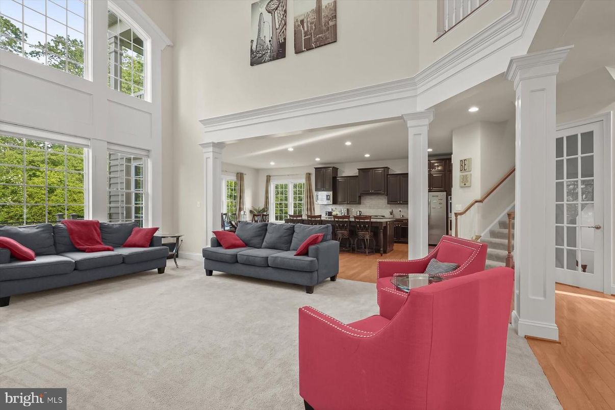 Interior, Kitchen, Living room, Recessed Lighting, Wood Texture Flooring