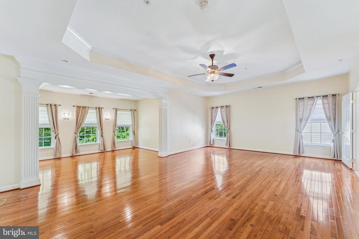 Empty room, Interior, Wood Texture Flooring