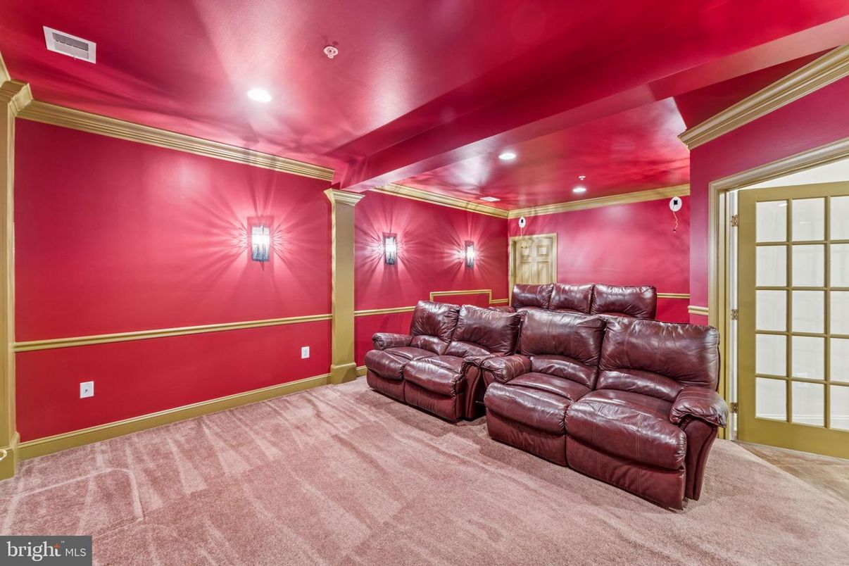 Home Theatre Room, Interior, Recessed Lighting, Theatre Room