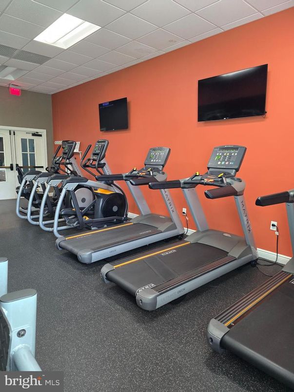 Fitness Equipment, Gym, Interior