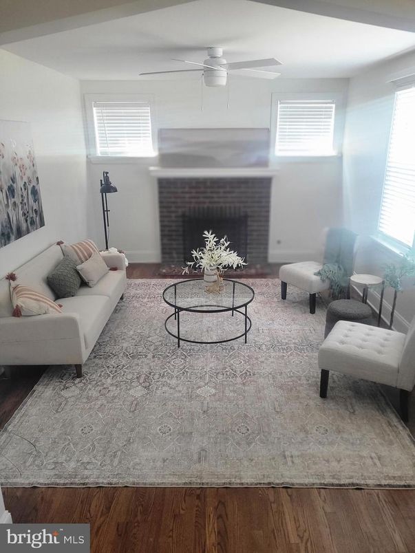 Fireplace, Interior, Living room, Stone Walls, Wood Texture Flooring