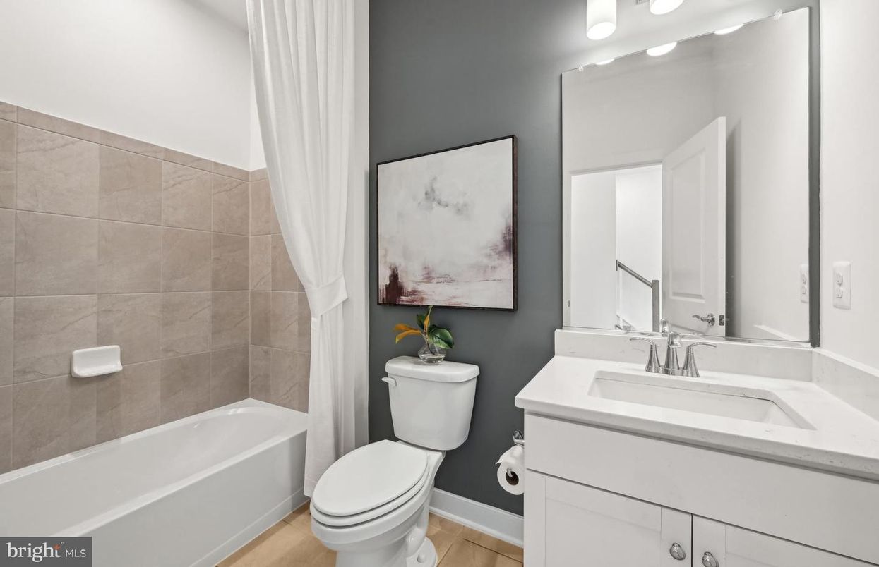 Bathroom, Interior, Wood Texture Flooring