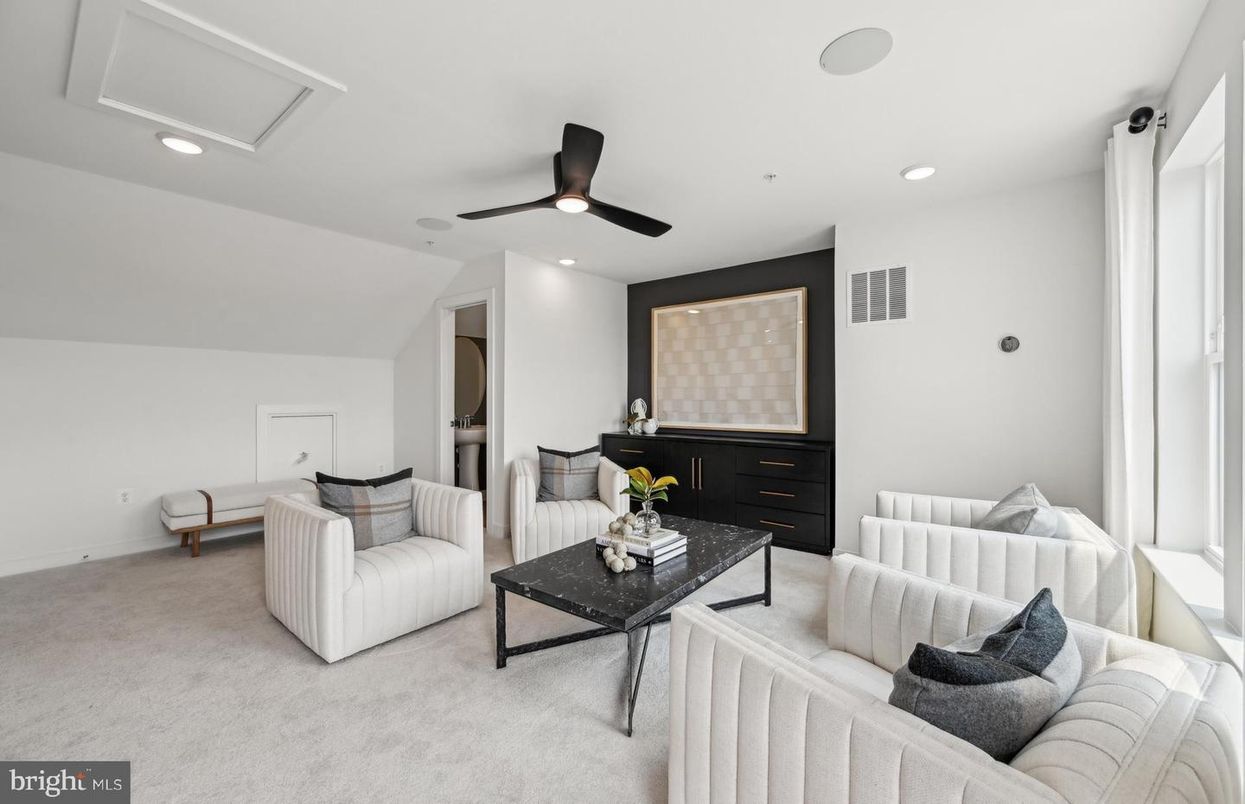 Interior, Living room, Recessed Lighting