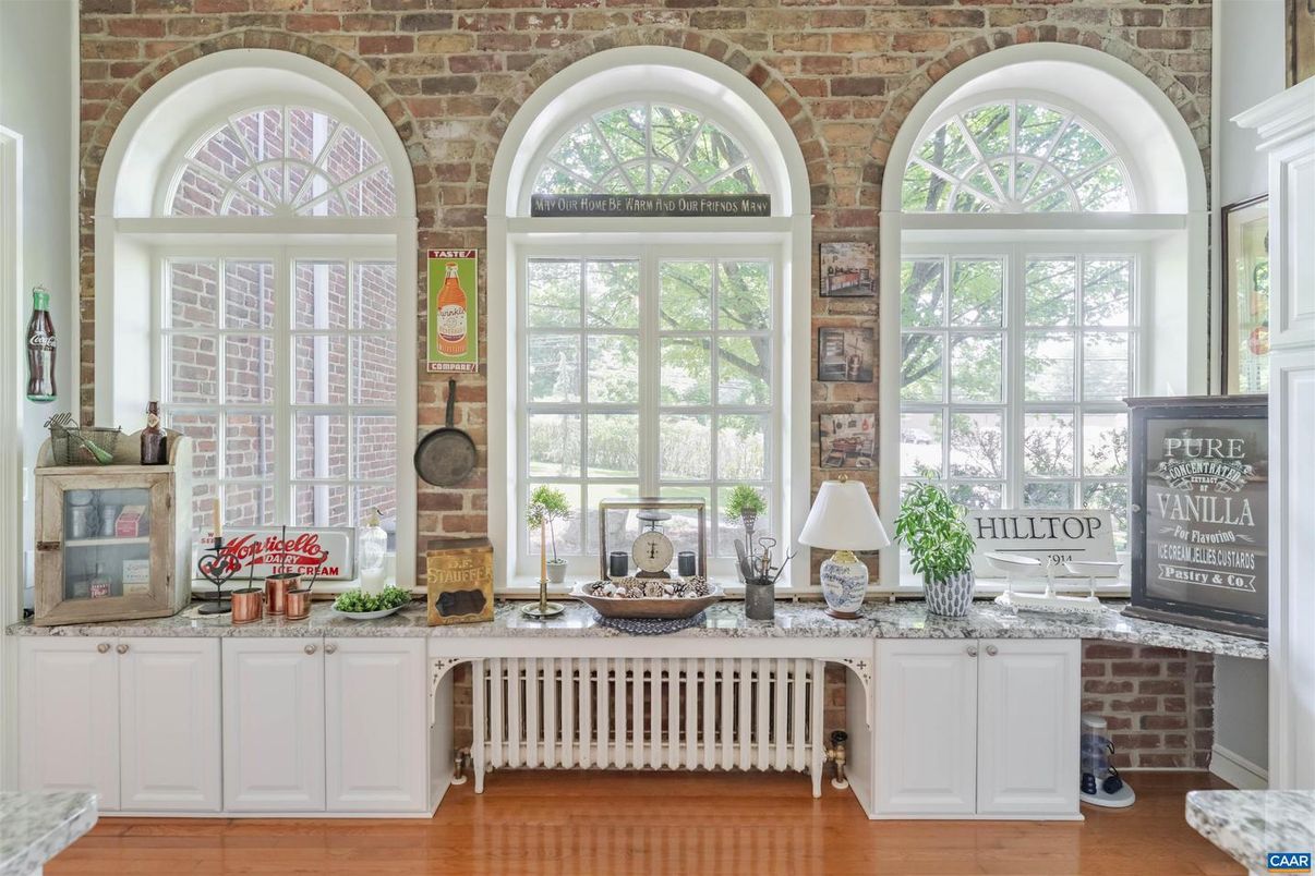 Interior, Stone Walls, Wood Texture Flooring