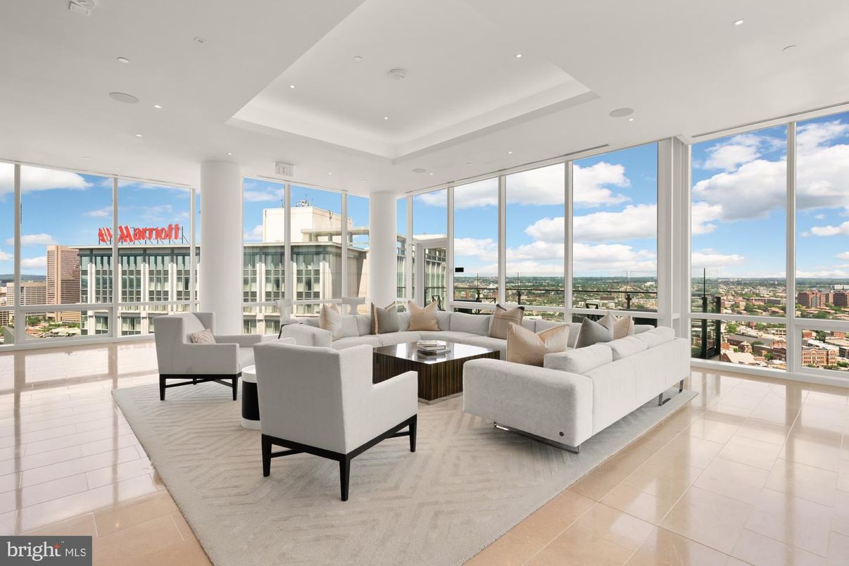 Interior, Living room, Recessed Lighting