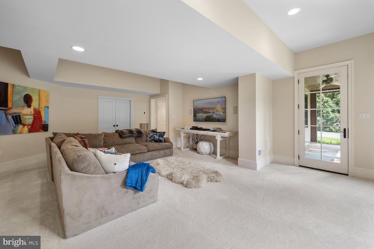 Interior, Living room, Recessed Lighting