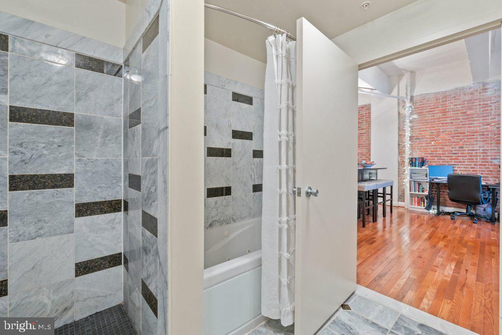 Bathroom, Interior, Wood Texture Flooring