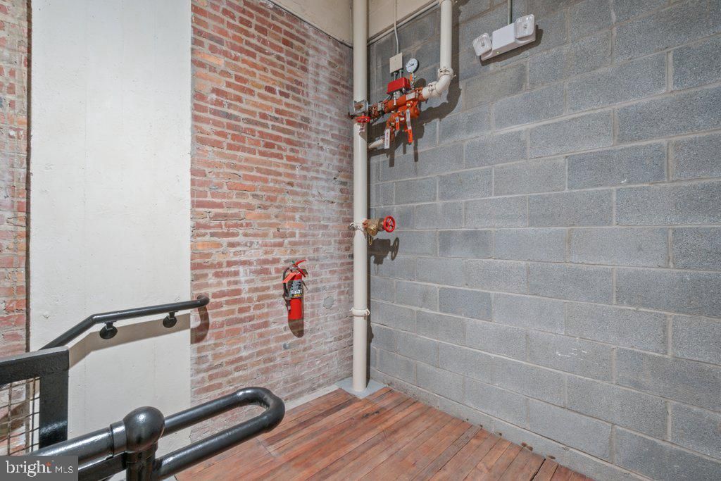 Interior, Stone Walls, Wood Texture Flooring