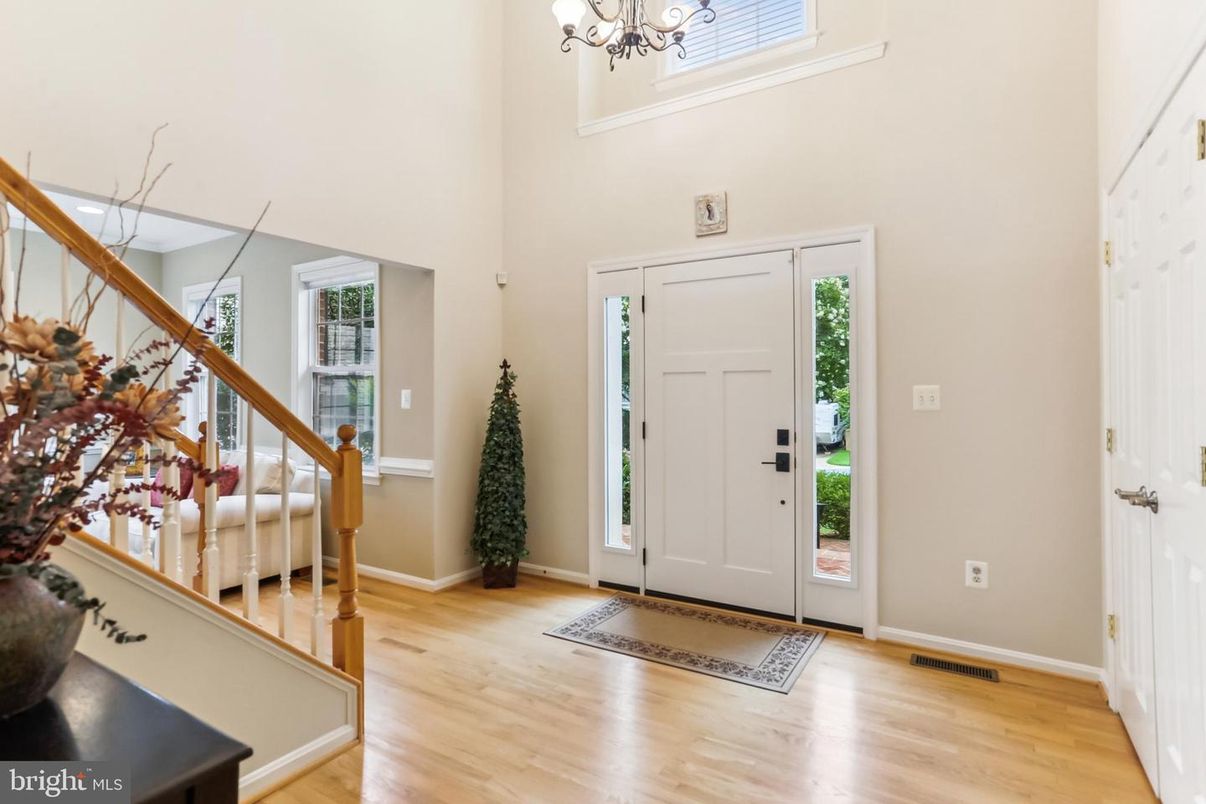 Chandelier, Interior, Wood Texture Flooring