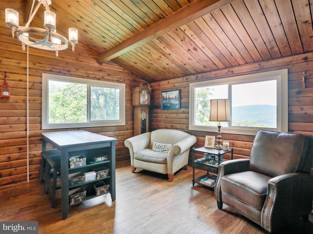 Chandelier, Interior, Living room, Wooden Beams, Wooden Ceilings, Wood Texture Flooring, Wooden Walls