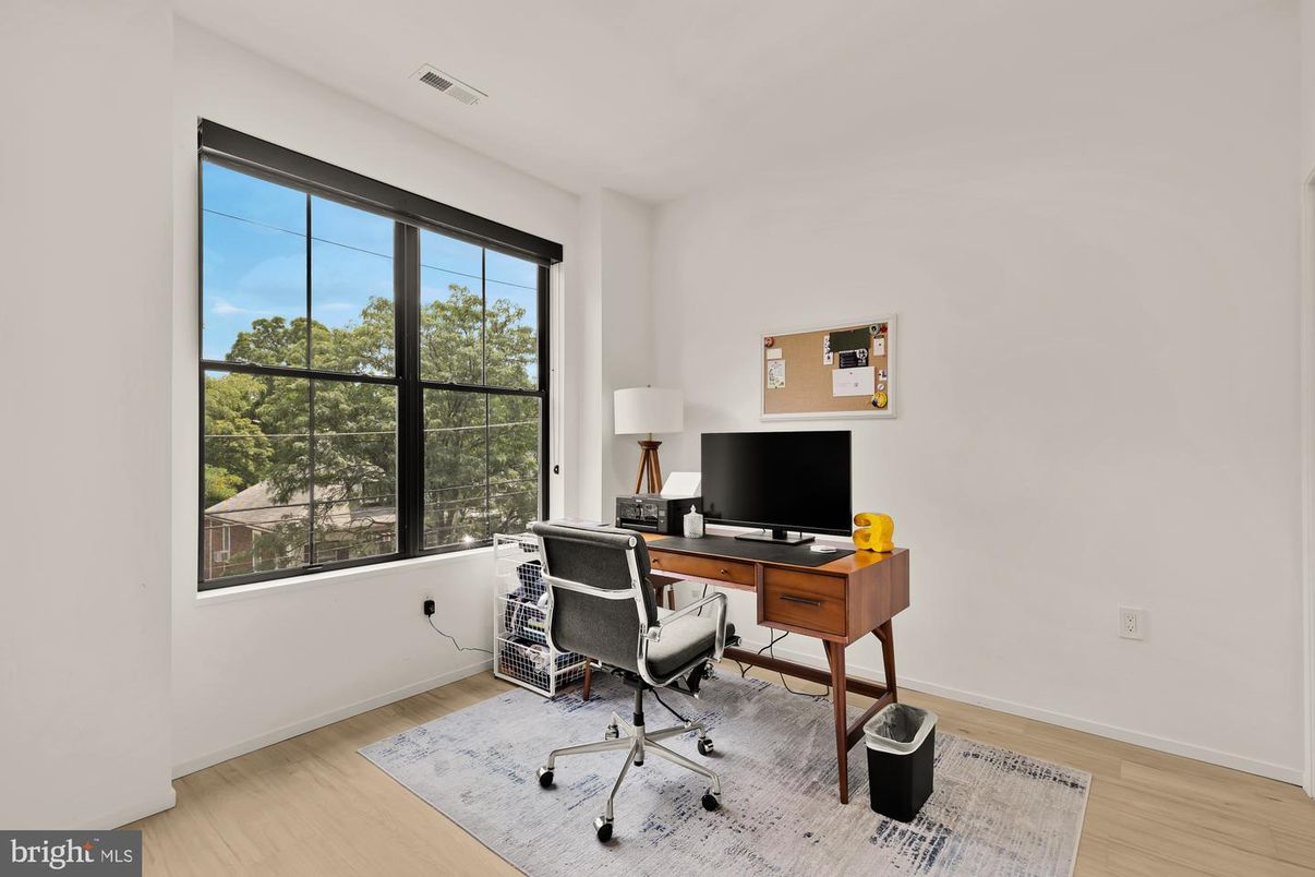 Home Office, Interior, Wood Texture Flooring