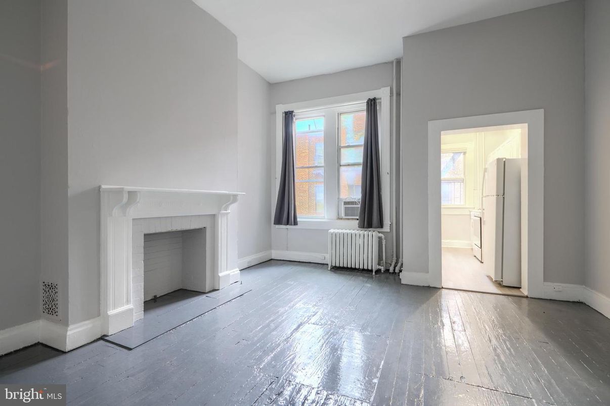 Empty room, Fireplace, Interior, Wood Texture Flooring
