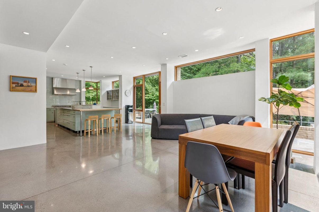 Dining room, Interior, Kitchen, Pendant Lights, Recessed Lighting