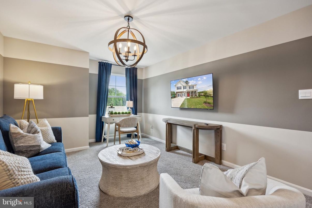 Chandelier, Interior, Living room