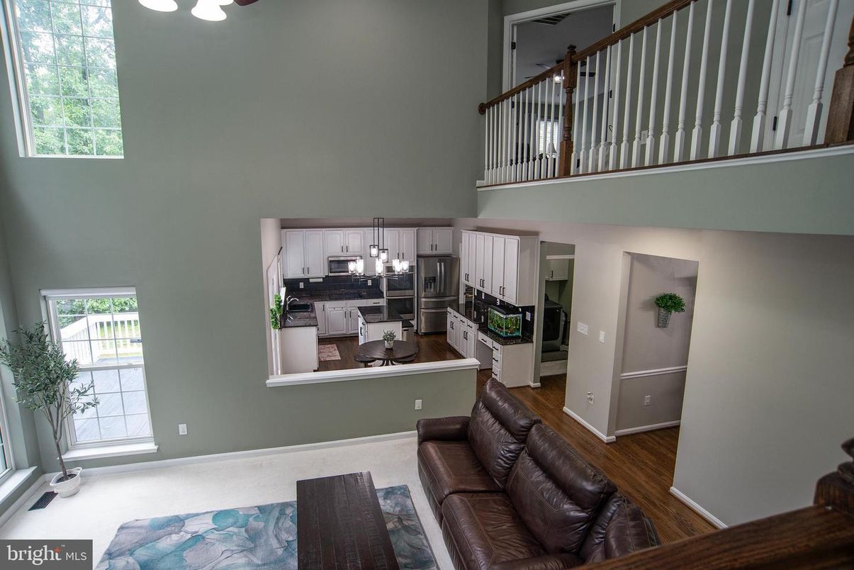 Interior, Kitchen, Pendant Lights, Stainless Steel Appliances, Wood Texture Flooring