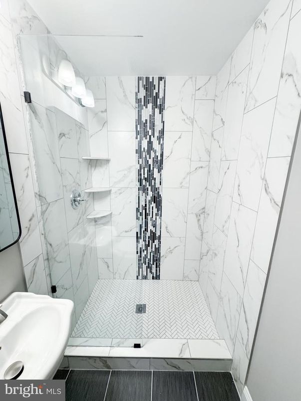 Bathroom, Interior, Marble Walls