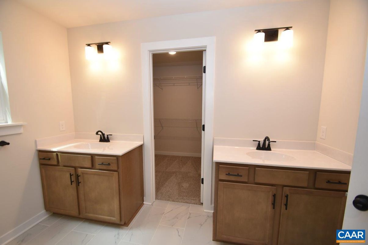 Bathroom, Dual Sink Vanities, Interior, Marble, Walk-in Closets
