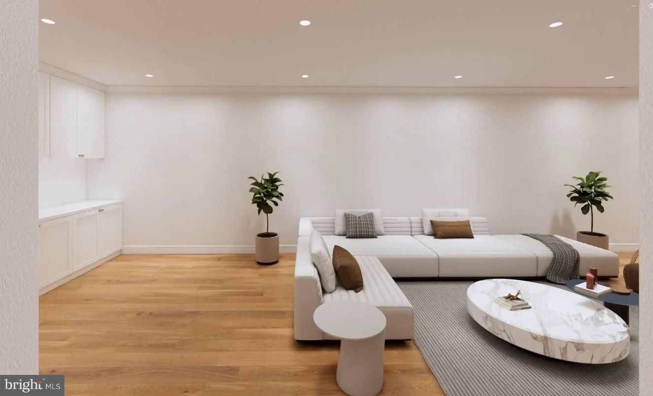 Interior, Recessed Lighting, Wood Texture Flooring