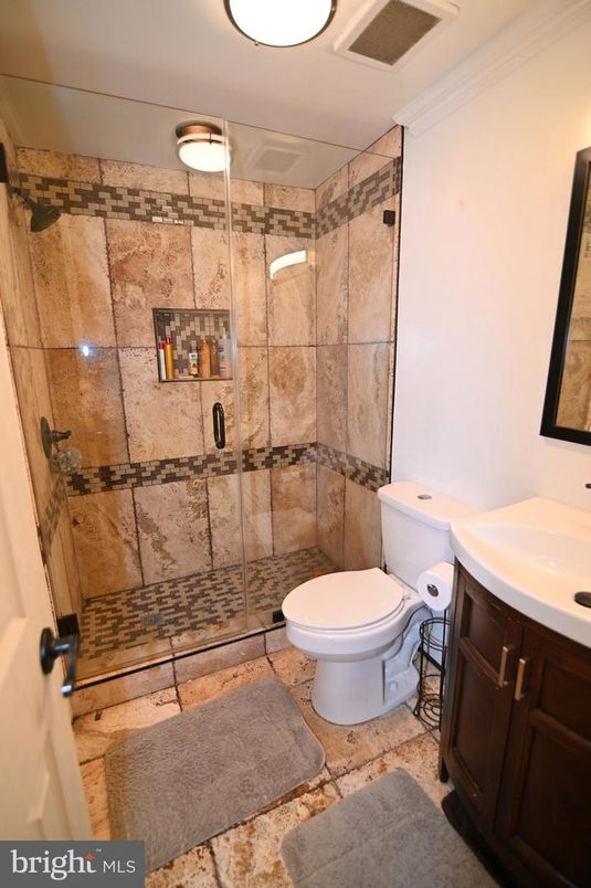 Bathroom, Glass Shower, Interior