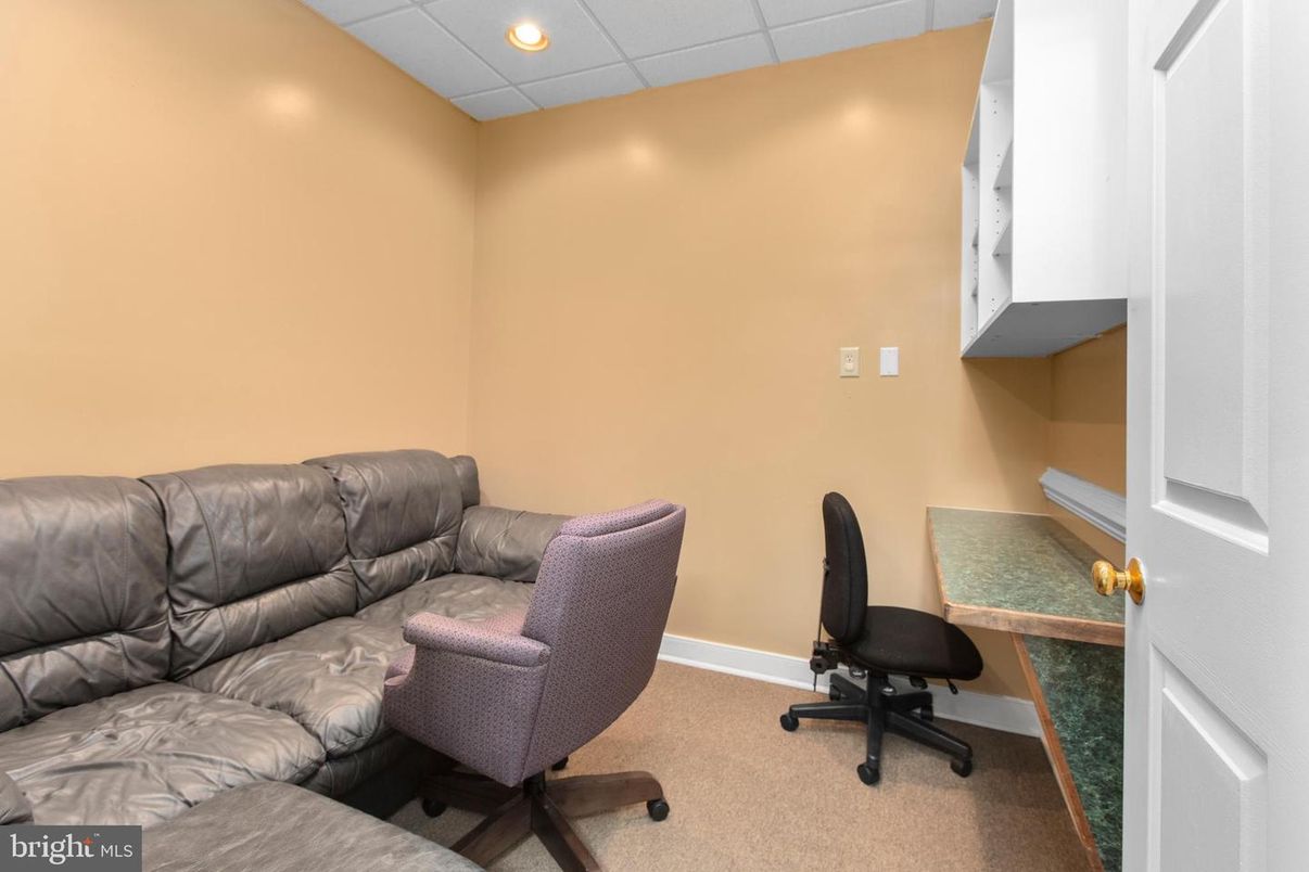 Home Office, Interior, Recessed Lighting