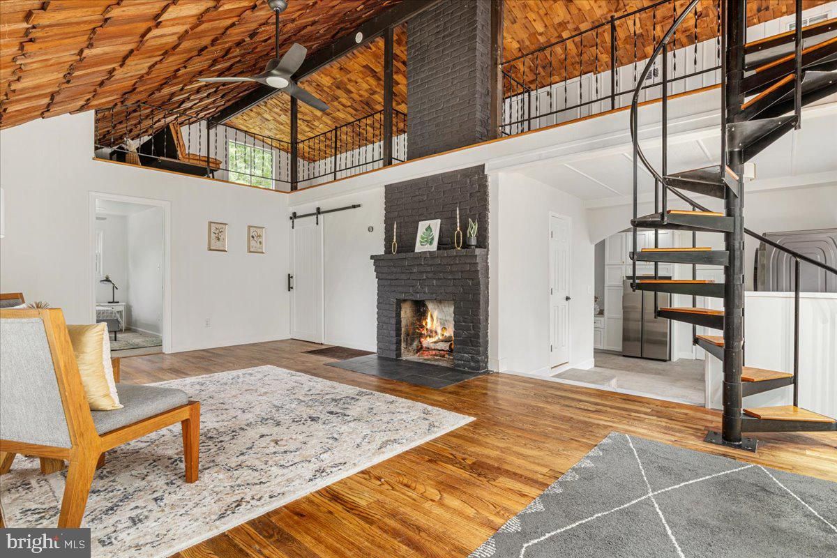 Fireplace, Interior, Wooden Ceilings, Wood Texture Flooring