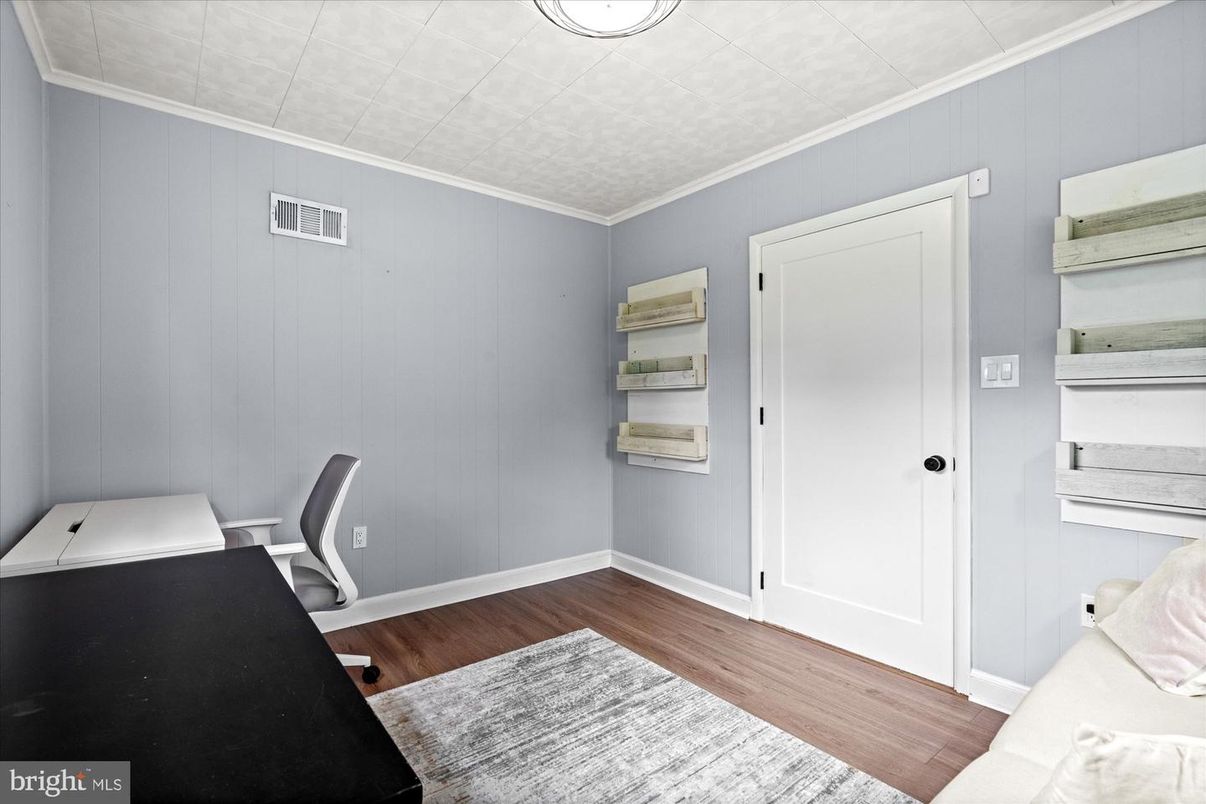 Home Office, Interior, Wood Texture Flooring