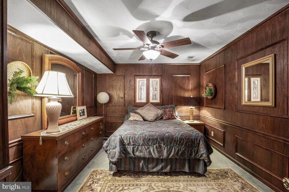 Bedroom, Interior, Wooden Walls