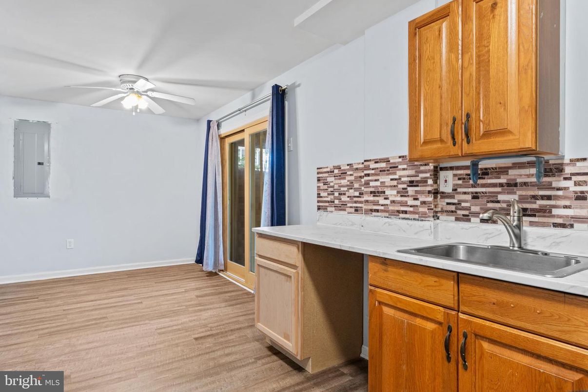 Interior, Kitchen, Wood Texture Flooring