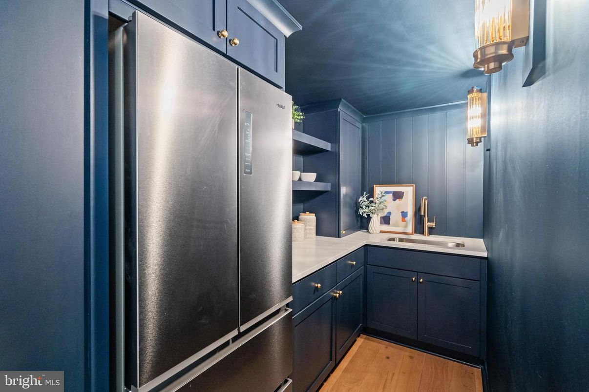 Interior, Kitchen, Wood Texture Flooring