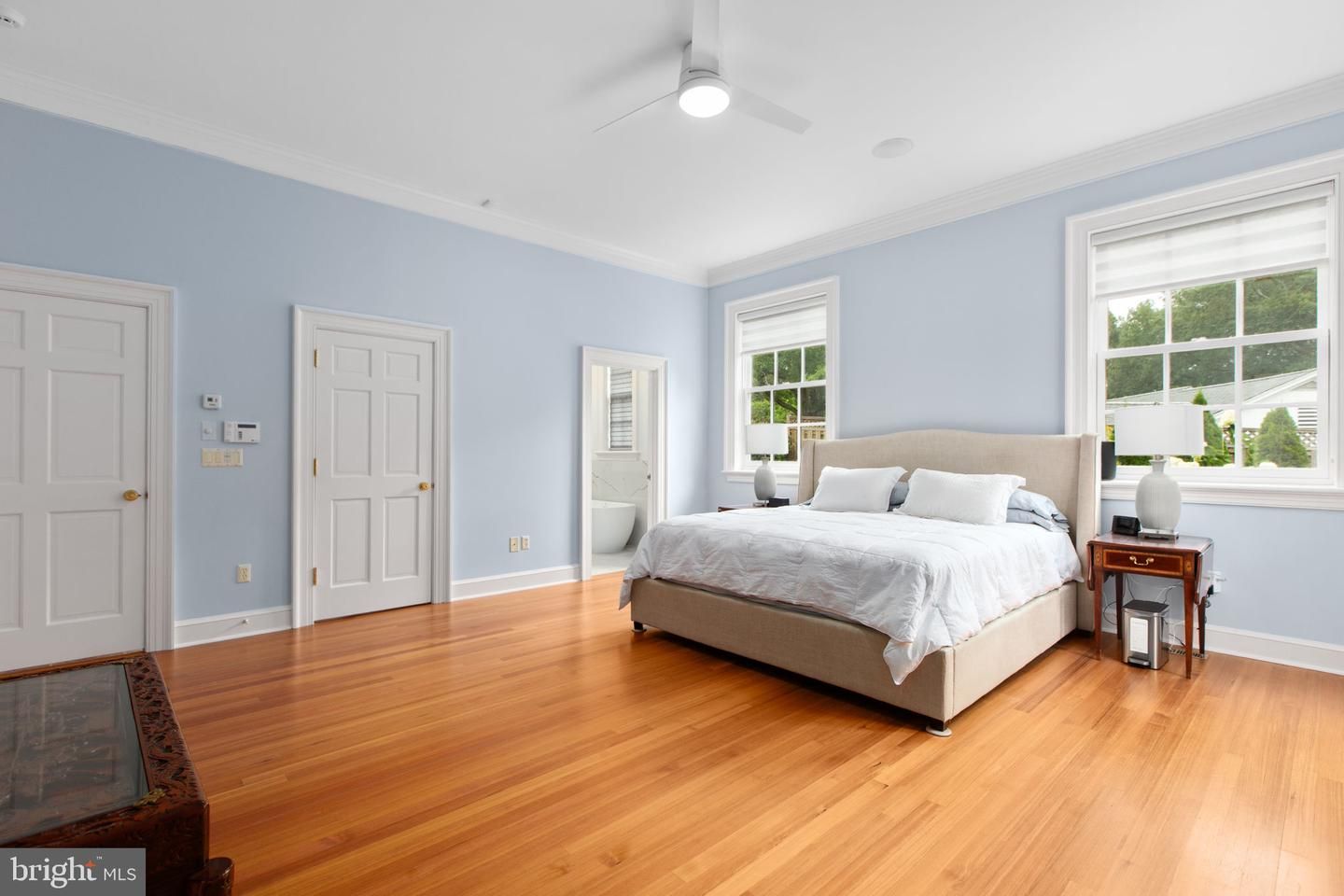 Bedroom, Interior, Wood Texture Flooring