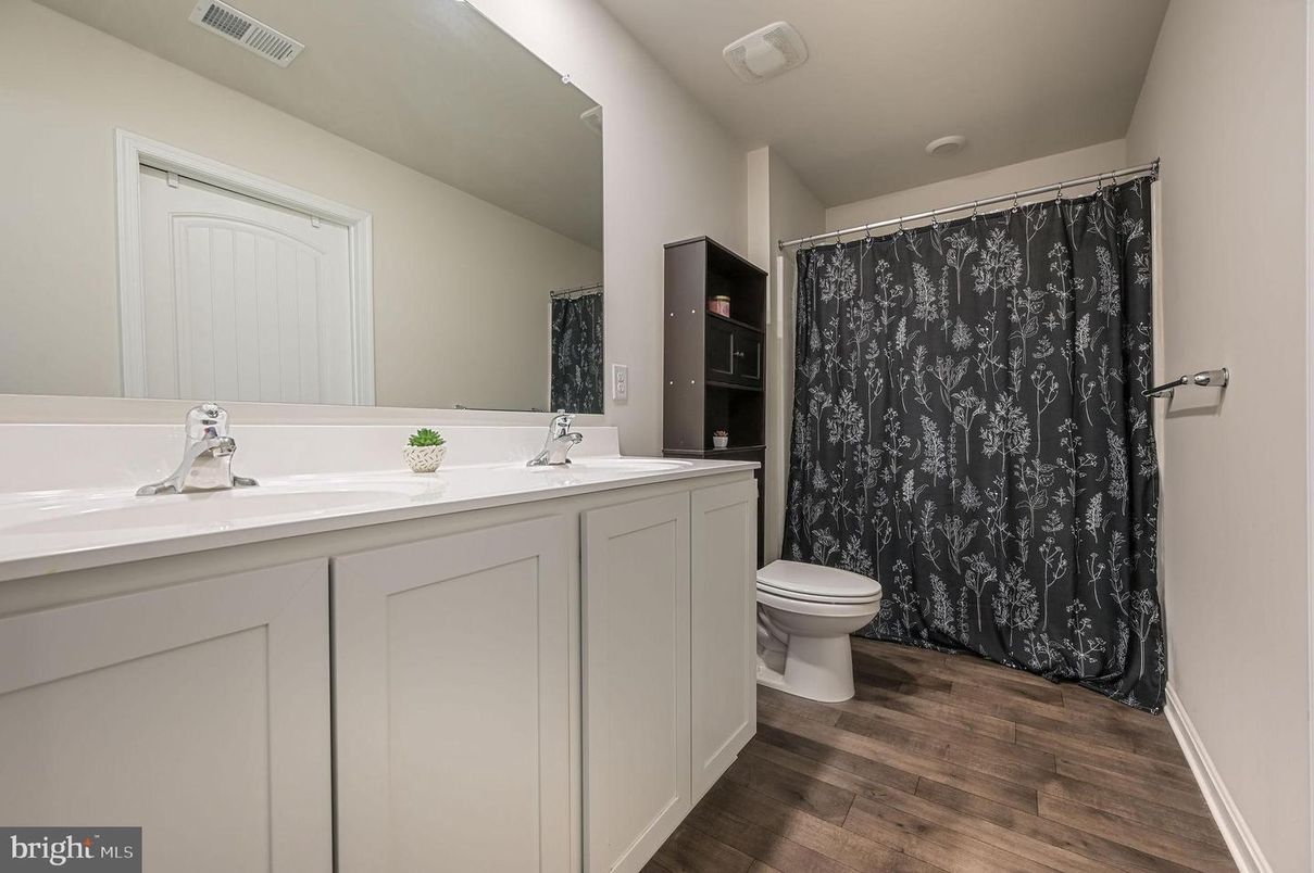 Bathroom, Interior, Wood Texture Flooring