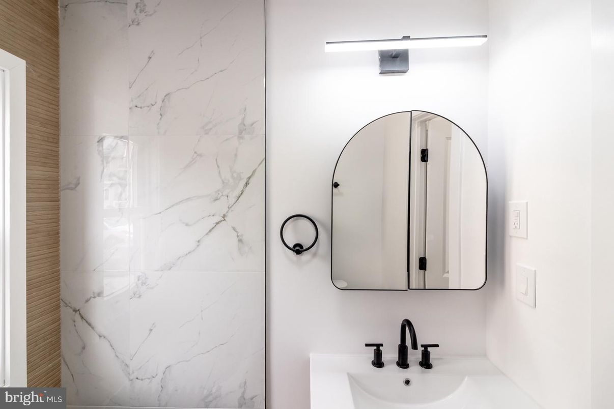 Bathroom, Interior, Marble Walls