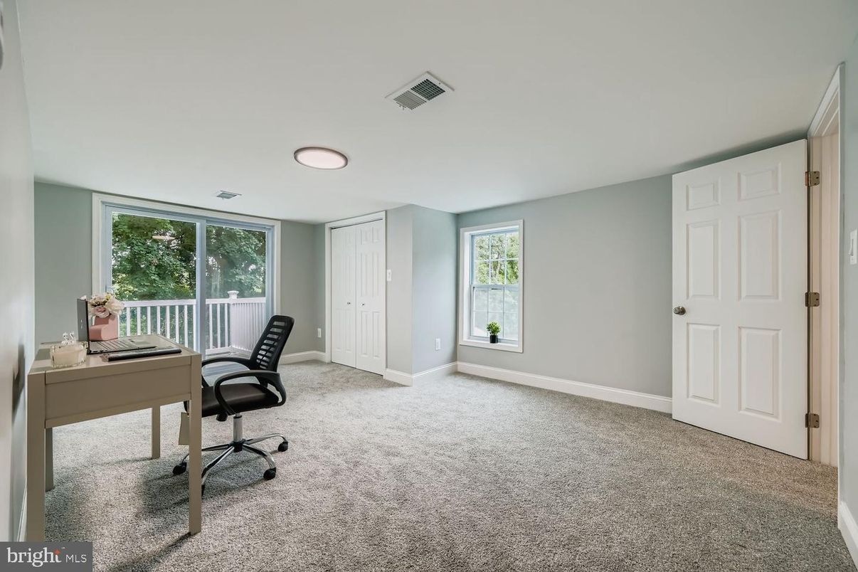 Home Office, Interior, Recessed Lighting