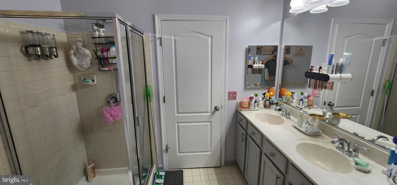 Bathroom, Dual Sink Vanities, Glass Shower, Interior