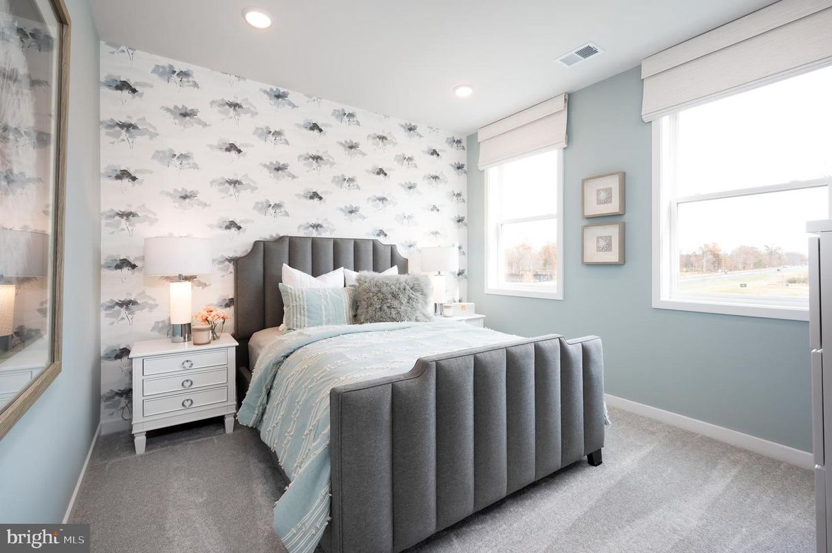 Bedroom, Interior, Recessed Lighting