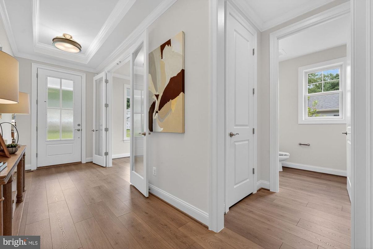Bathroom, Interior, Wood Texture Flooring