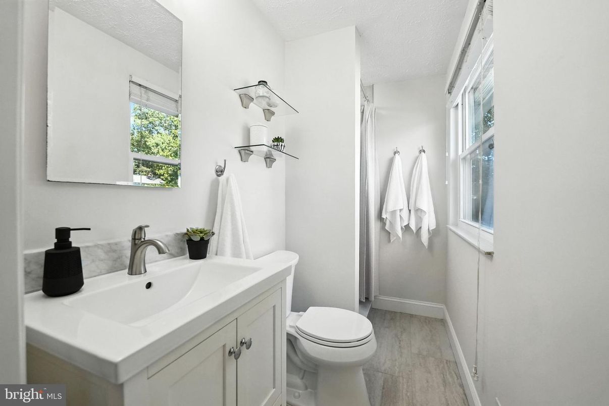 Bathroom, Interior, Wood Texture Flooring