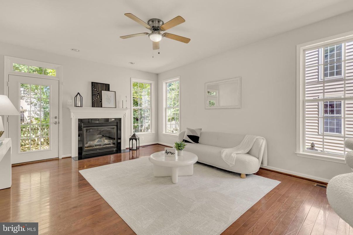 Fireplace, Interior, Living room, Wood Texture Flooring