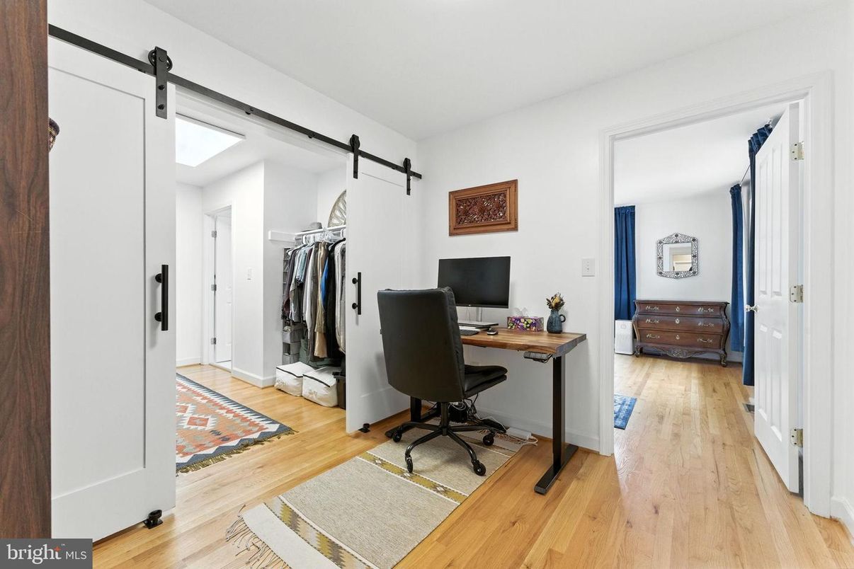 Home Office, Interior, Wood Texture Flooring