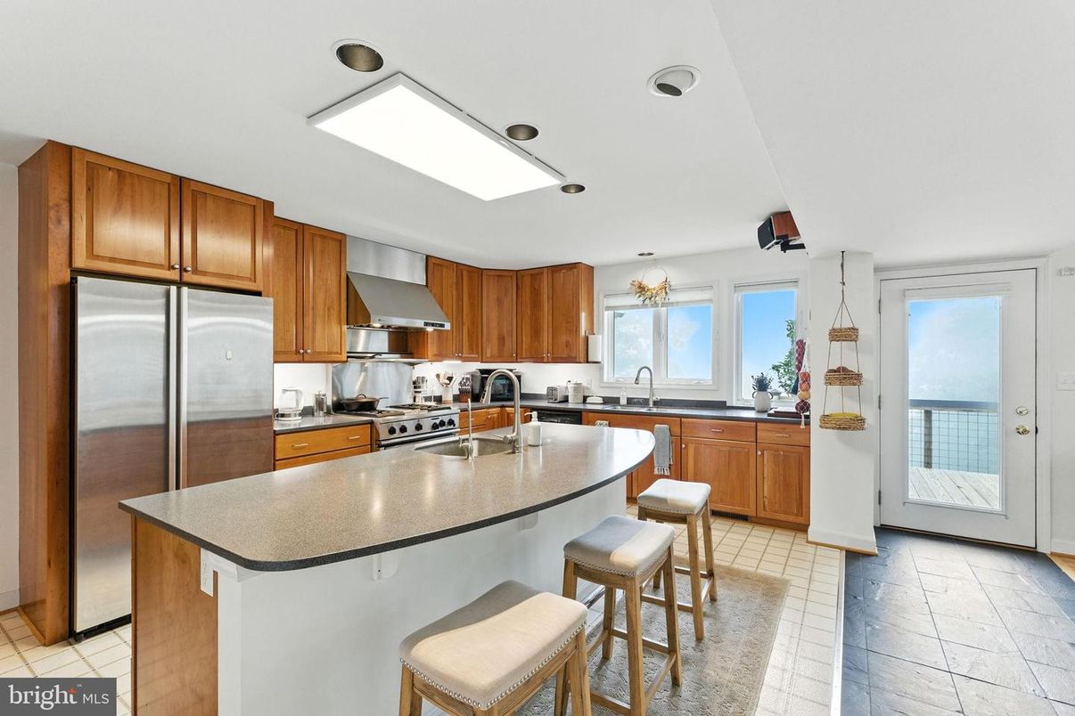 Interior, Kitchen, Recessed Lighting, Stainless Steel Appliances