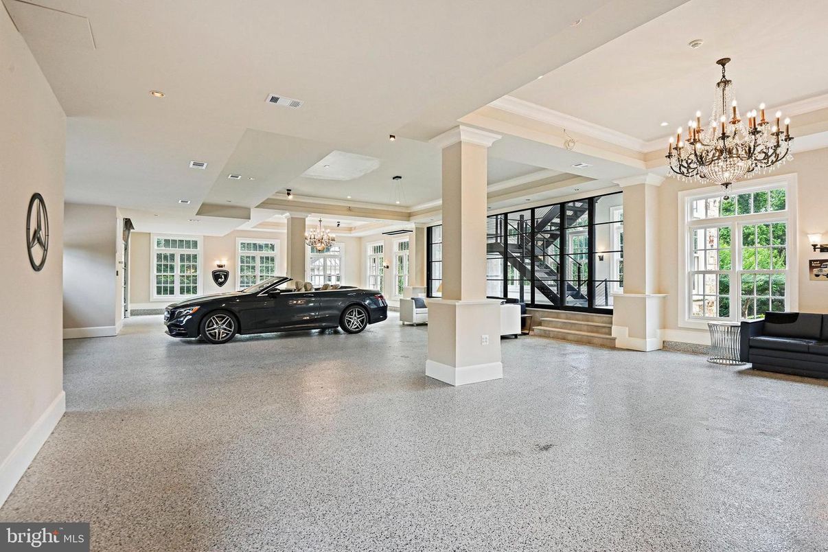 Chandelier, Interior, Recessed Lighting