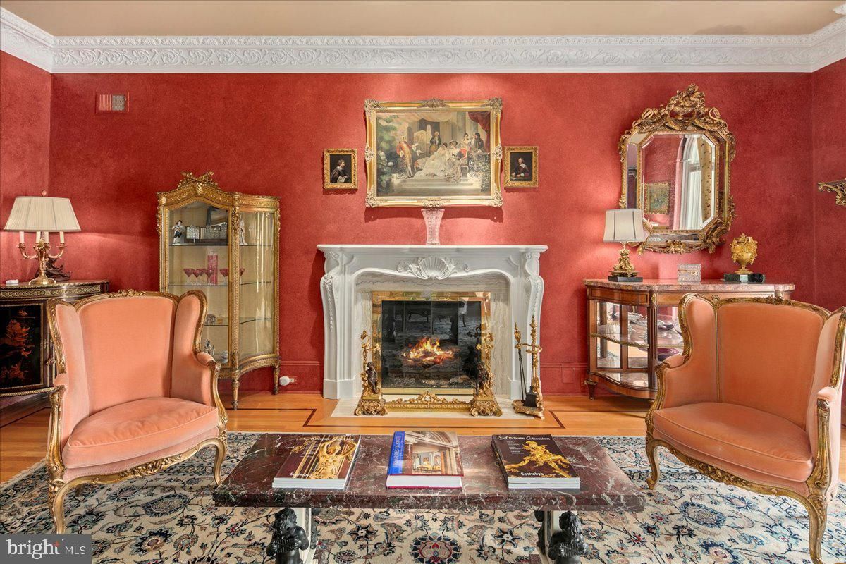 Fireplace, Interior, Wood Texture Flooring